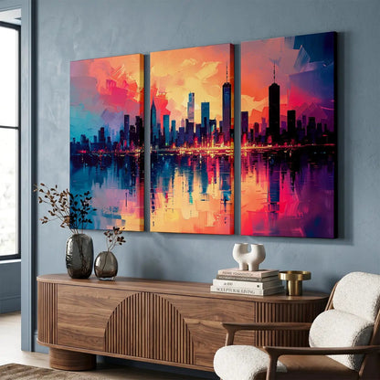 Modern Art Canvas Art Print Set For Home Décor