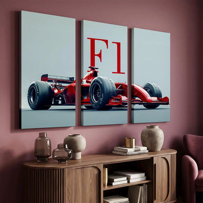 Formula 1 Car Wall Canvas For Home Décor And Living Room