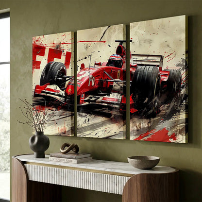 Formula 1 Car Wall Canvas For Home Décor And Living Room