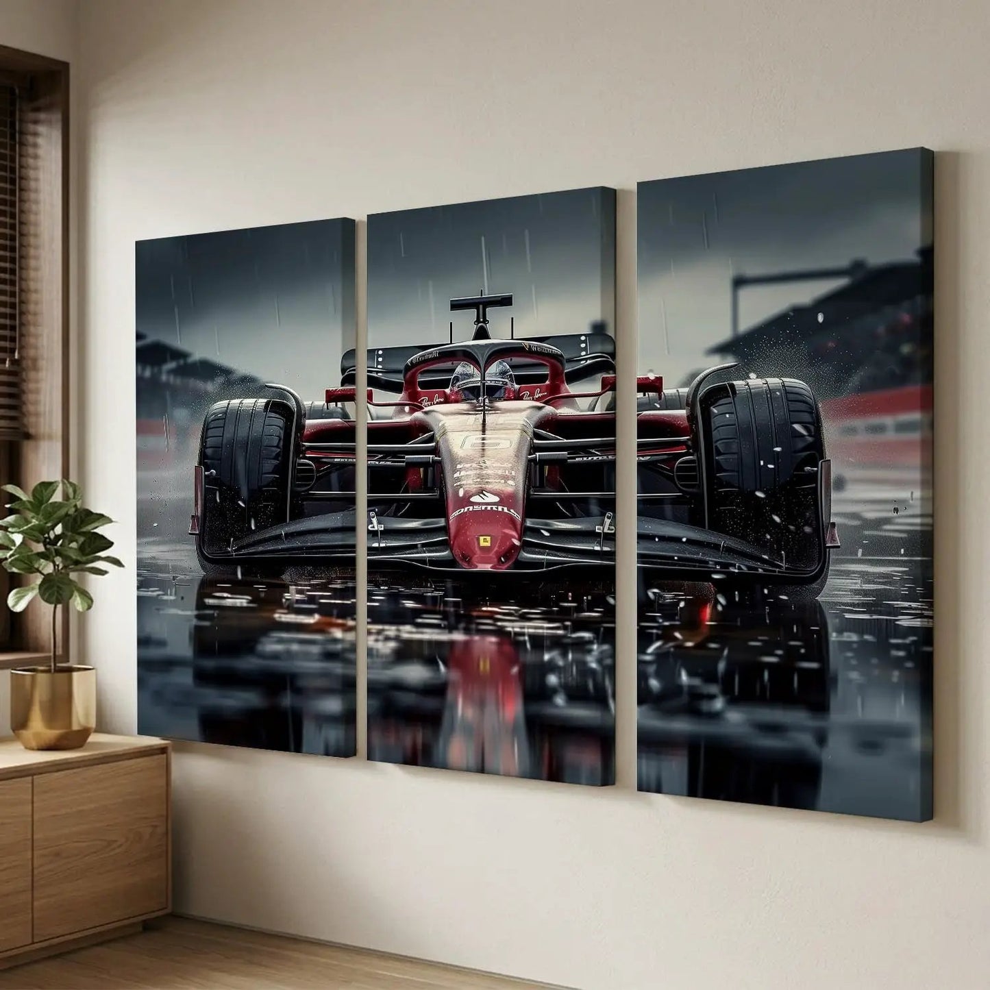 Formula 1 Car Wall Canvas For Home Décor And Living Room
