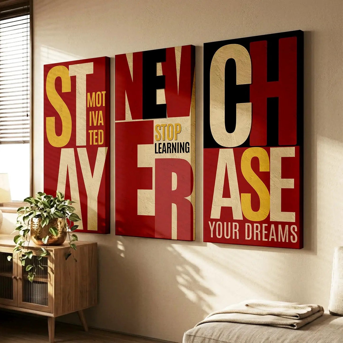Motivational Wall Canvas For Home Décor And Living Room