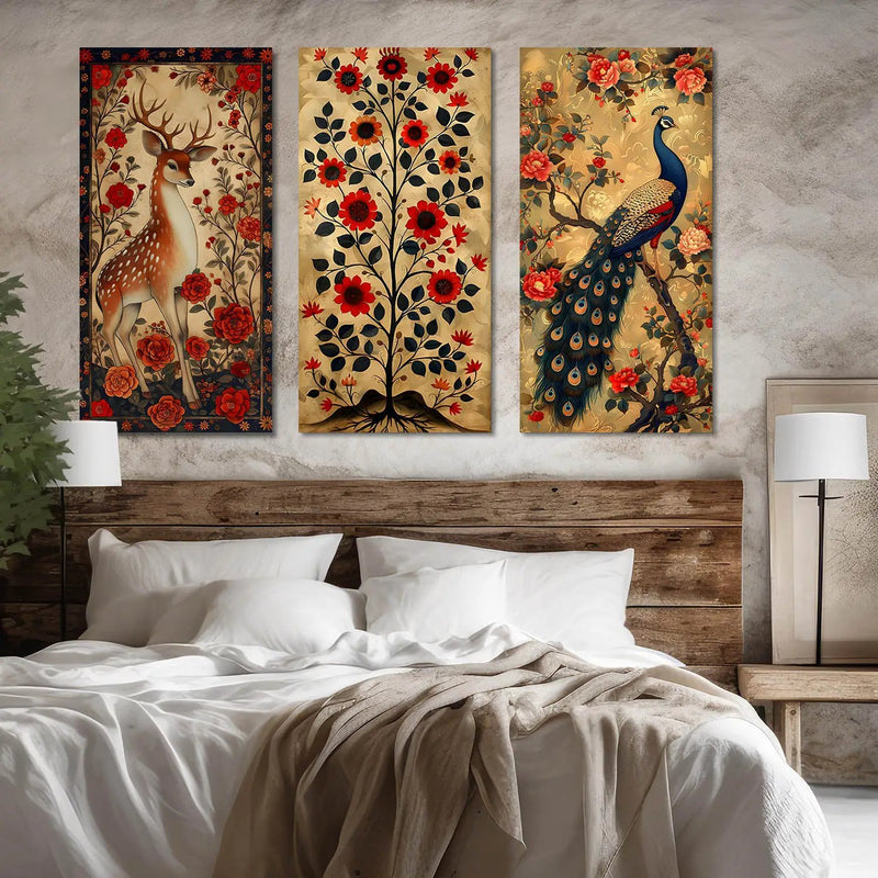 Traditional Canvas Art Print Wall Print for Living Room Wall Decoration