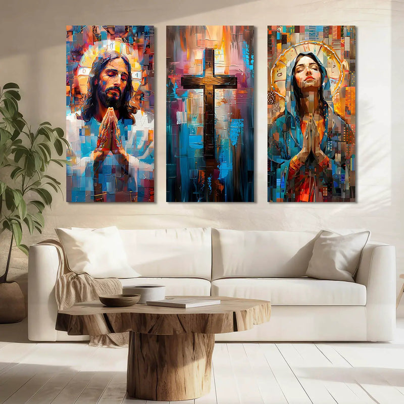 Jesus Wall Art Canvas Art Print Set For Home Décor