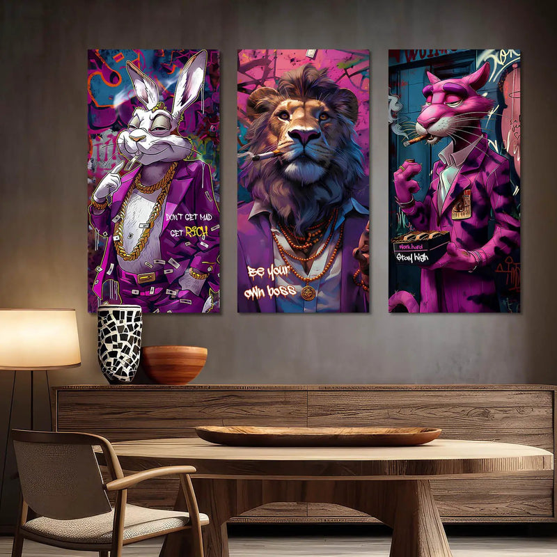 Animal Modern Wall Art Canvas, Wall Print for Living Room Wall Decoration