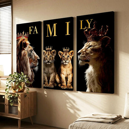 Lion Modern Wall Art Canvas, Wall Print for Living Room Wall Decoration