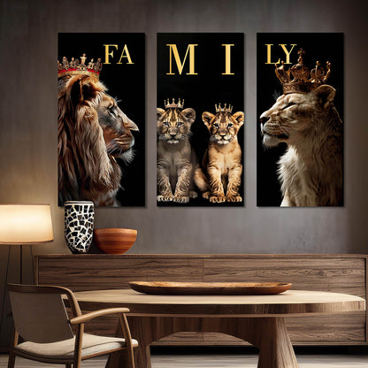 Lion Modern Wall Art Canvas, Wall Print for Living Room Wall Decoration
