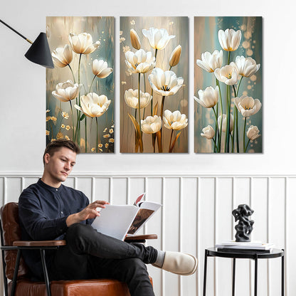 Floral Wall Art Canvas For Home Decor Office Living Room