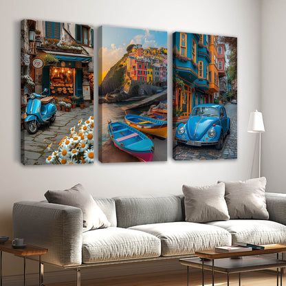 City view Wall Art Canvas For Home Decor Office Living Room