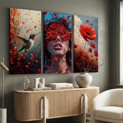 floral Wall Art Canvas For Home Decor Office Living Room