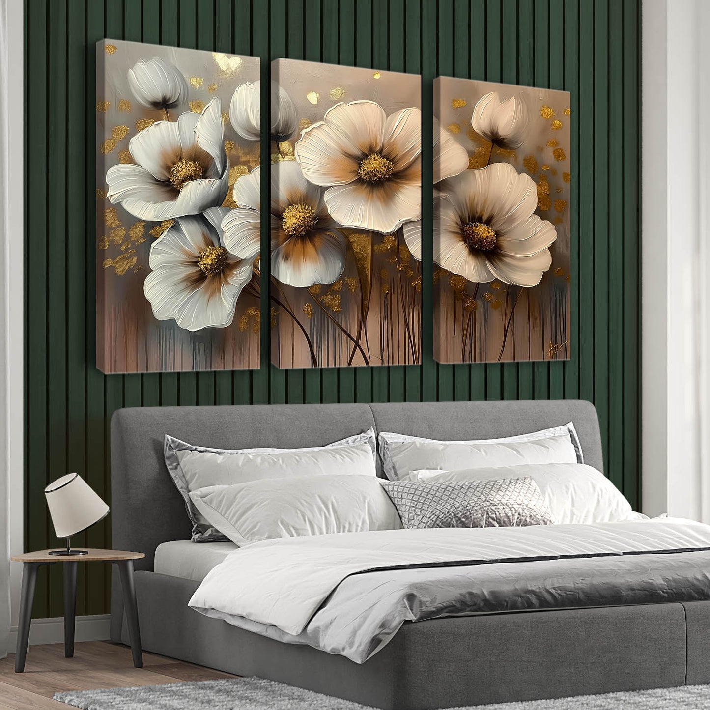 Floral Wall Art Canvas For Home Décor Office Living Room