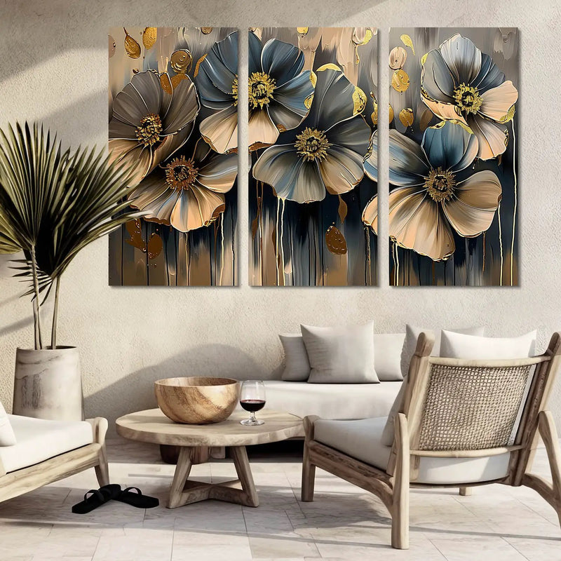 Floral Wall Art Canvas For Home Décor Office Living Room