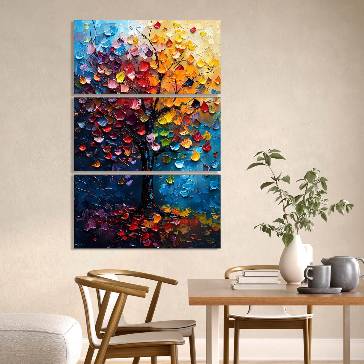 Abstract Tree Wall Art Canvas For Home Décor Office Living Room