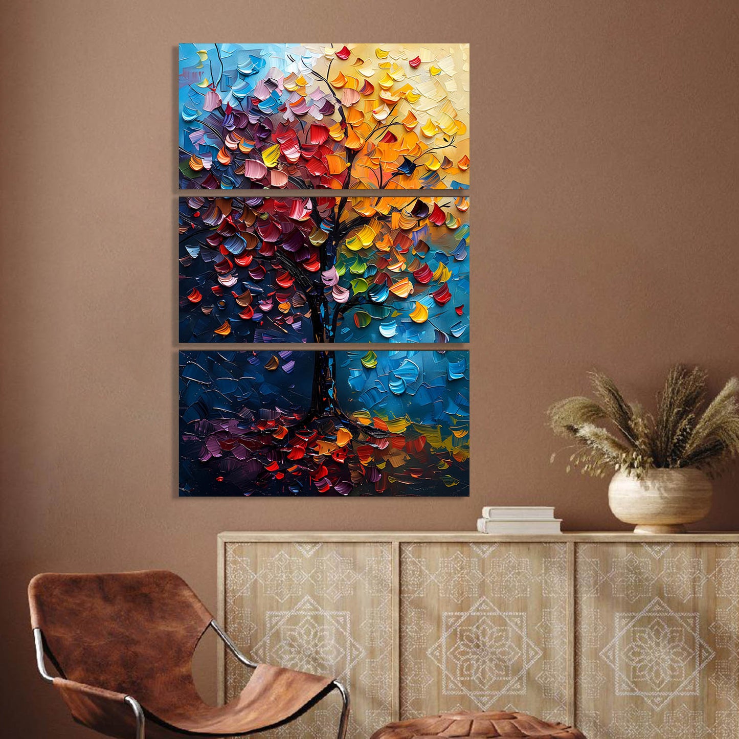 Abstract Tree Wall Art Canvas For Home Décor Office Living Room