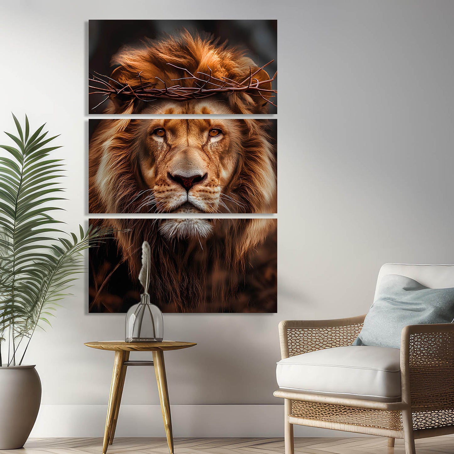 King Lion Wall Art Canvas For Home Décor Office Living Room