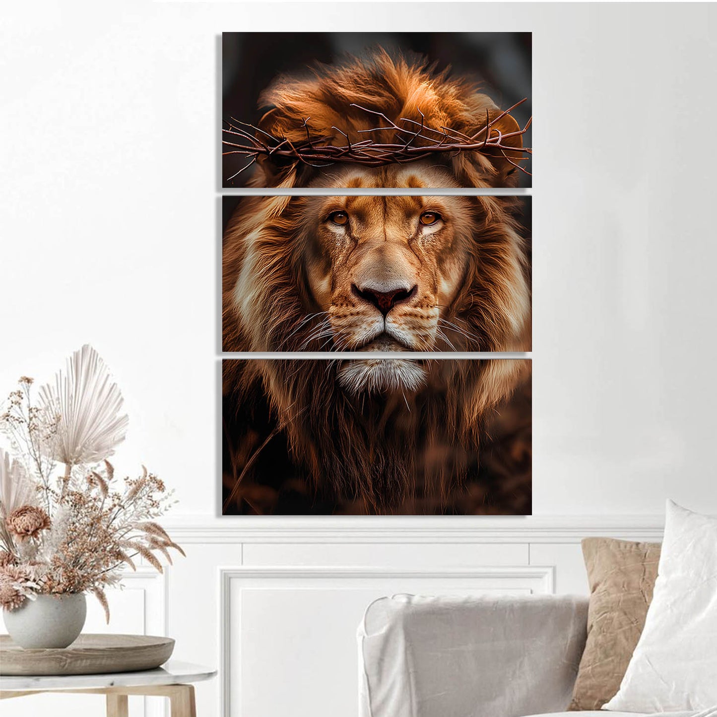 King Lion Wall Art Canvas For Home Décor Office Living Room