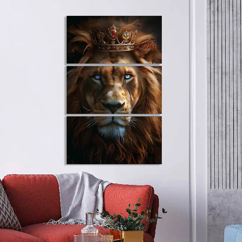Lion Wall Art Canvas For Home Décor Office Living Room