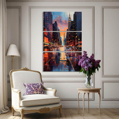City View Wall Art Canvas For Home Décor Office Living Room