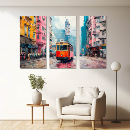 City View Wall Art Canvas For Living Room