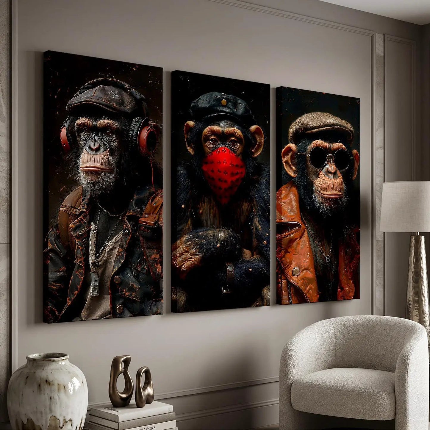 Cool Monkey Canvas For Home Décor And Living Room