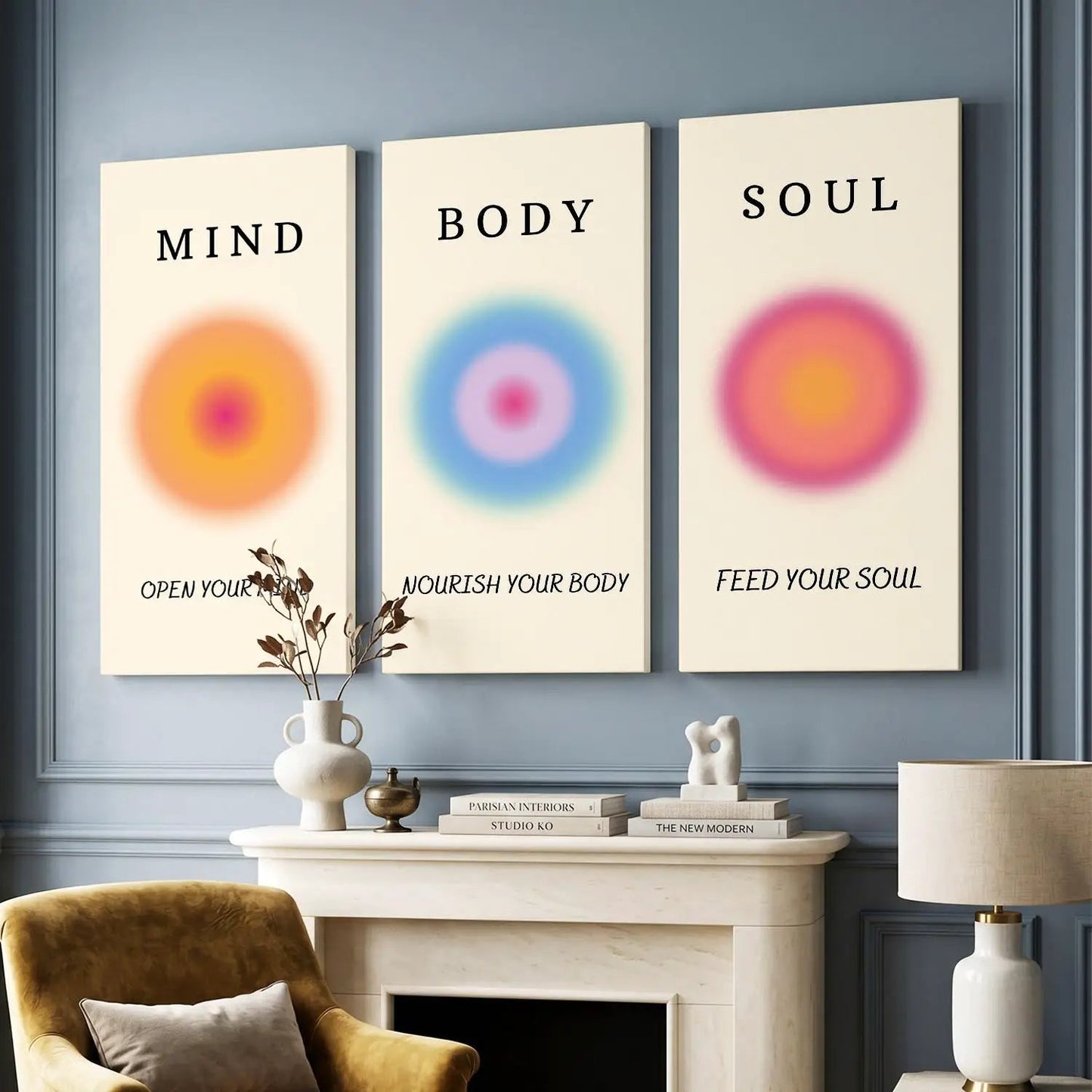 Positive Aura Energy Wall Canvas For Home Décor And Living Room