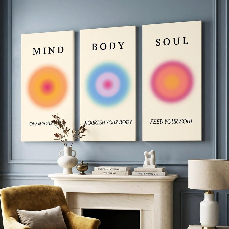 Positive Aura Energy Wall Canvas For Home Décor And Living Room