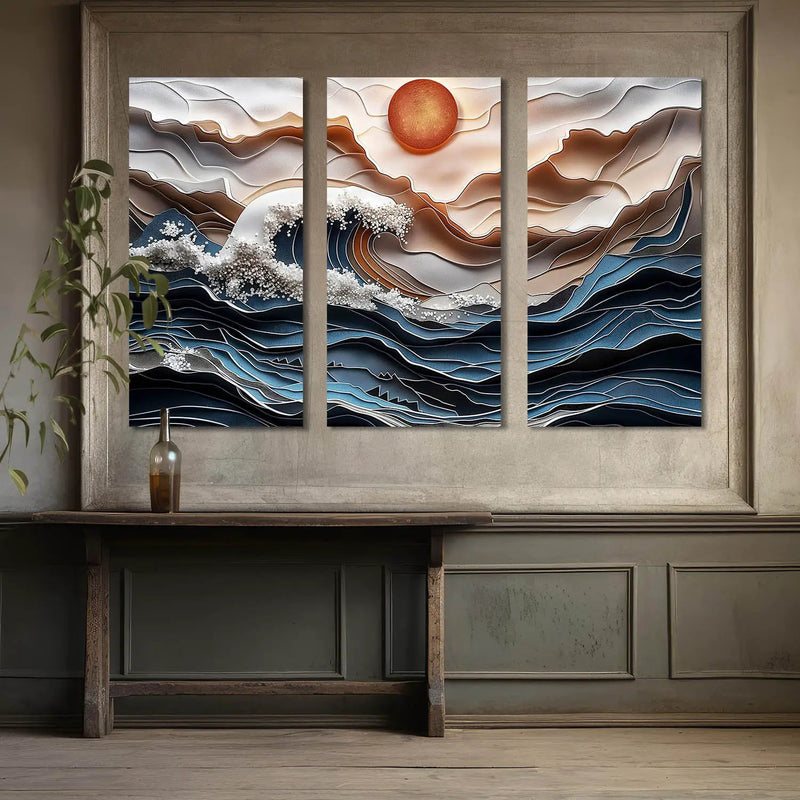Modern Art Canvas Print For Home Décor And Living Room