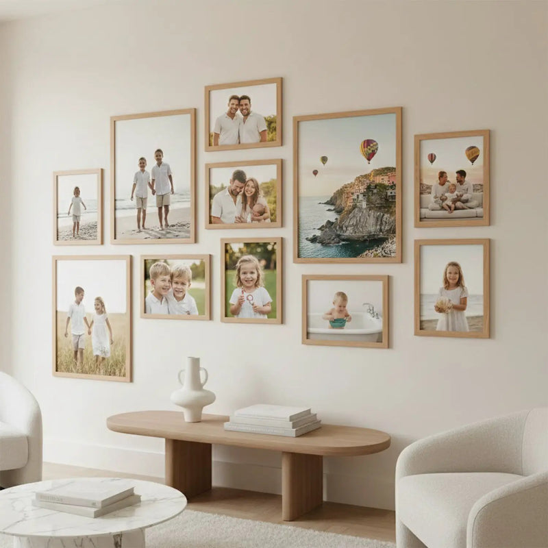 Photo Frame For Wall Decor | Collage Picture Frames For Wall Decor | Aesthetic Rectangular Photo Frames For Home Decor Office Livingroom Bedroom | Set of 11
