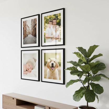 Photo Frame For Wall | Aesthetic Collage Picture Frames For Wall Decor | Rectangular Photo Frames For Home Decor Office Livingroom Bedroom | Set of 4