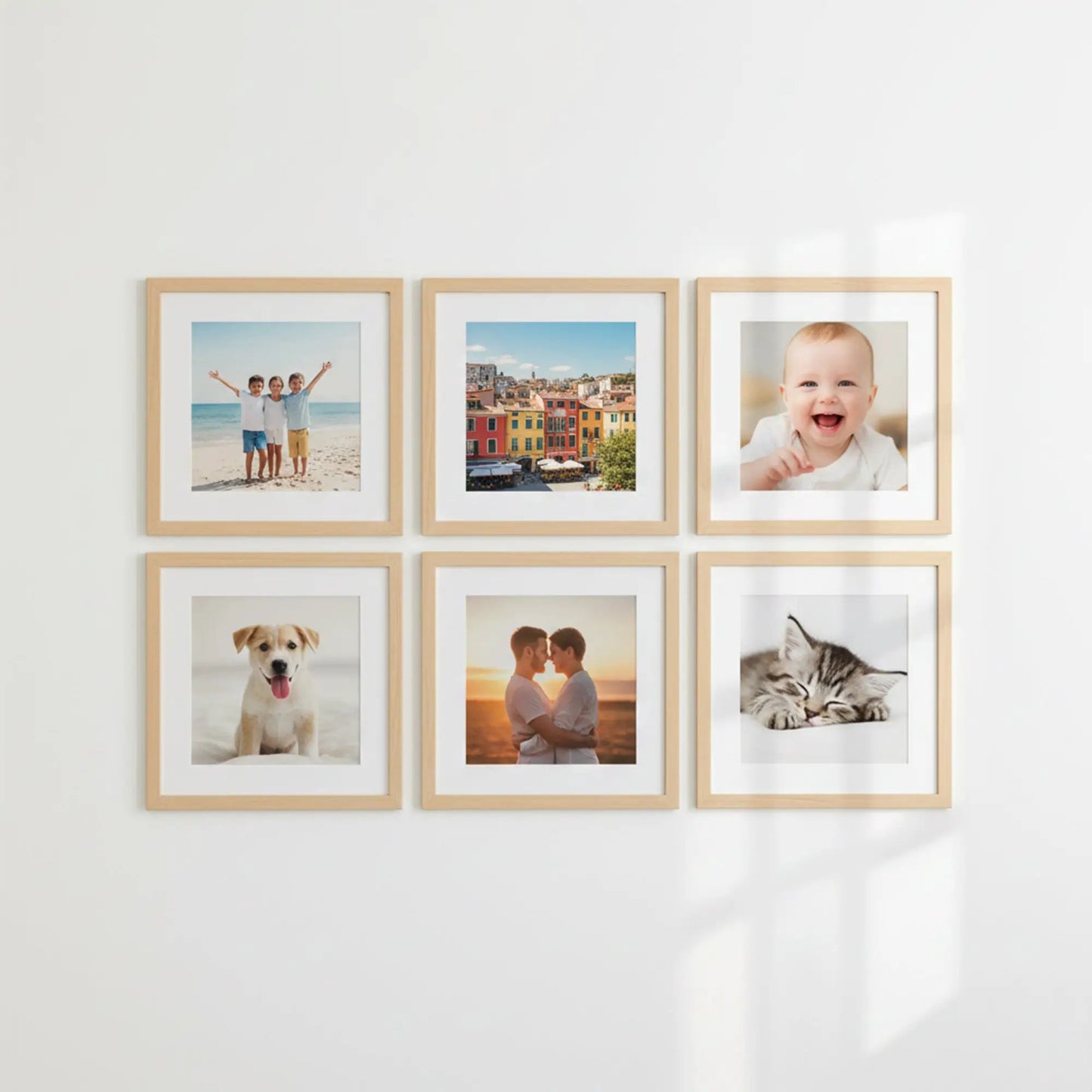 Photo Frame For Wall | Aesthetic Collage Picture Frames For Wall Decor | Rectangular Photo Frames For Home Decor Office Livingroom Bedroom | Pack of 6