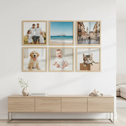 Photo Frame For Wall | Aesthetic Collage Picture Frames For Wall Decor | Rectangular Photo Frames For Home Decor Office Livingroom Bedroom | Pack of 6