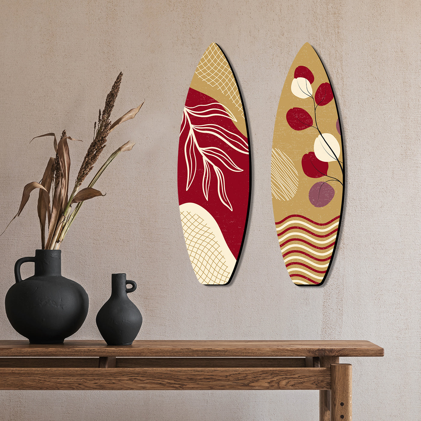 Modern Art Nature Inspired Wall Hangings for Wall Decoration - MDF Wood Wall Hangings-Kotart