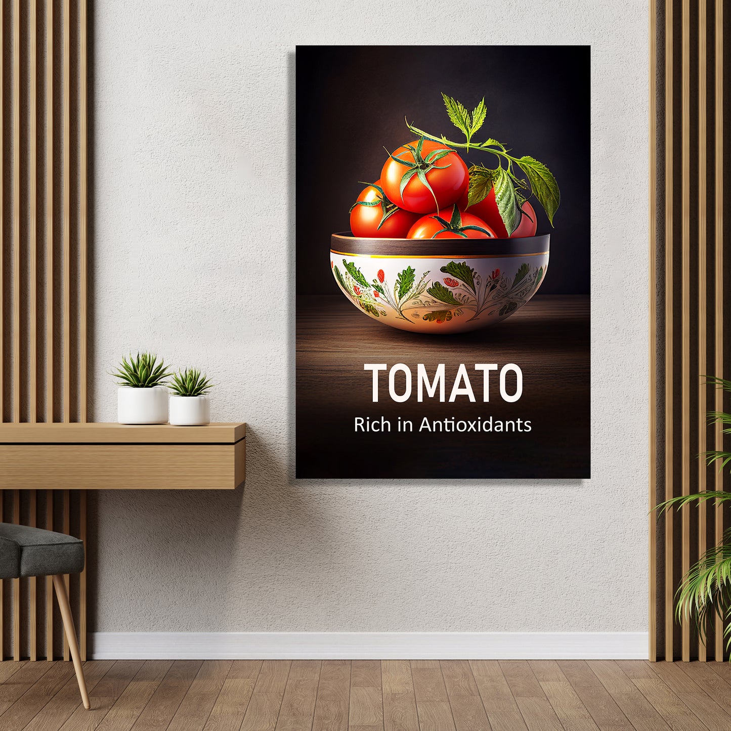 Canvas Paintings for Restaurant Kitchen Cafe Wall decor - Tomato Picture Canvas Frame-Kotart