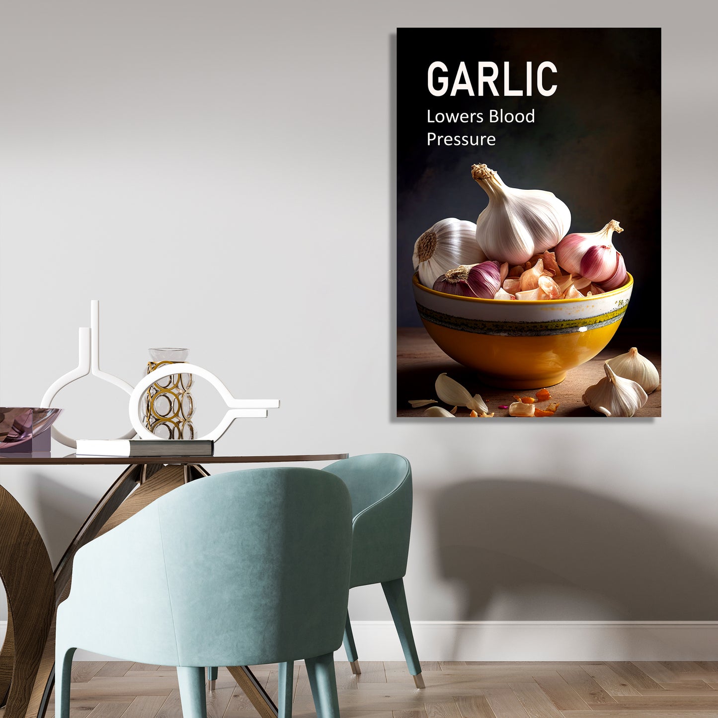 Garlic Canvas Paintings for Restaurant Kitchen Cafe Wall Decor-Kotart