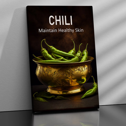 Benefits of Chili Canvas Paintings for Restaurant Kitchen Cafe Wall Decor-Kotart