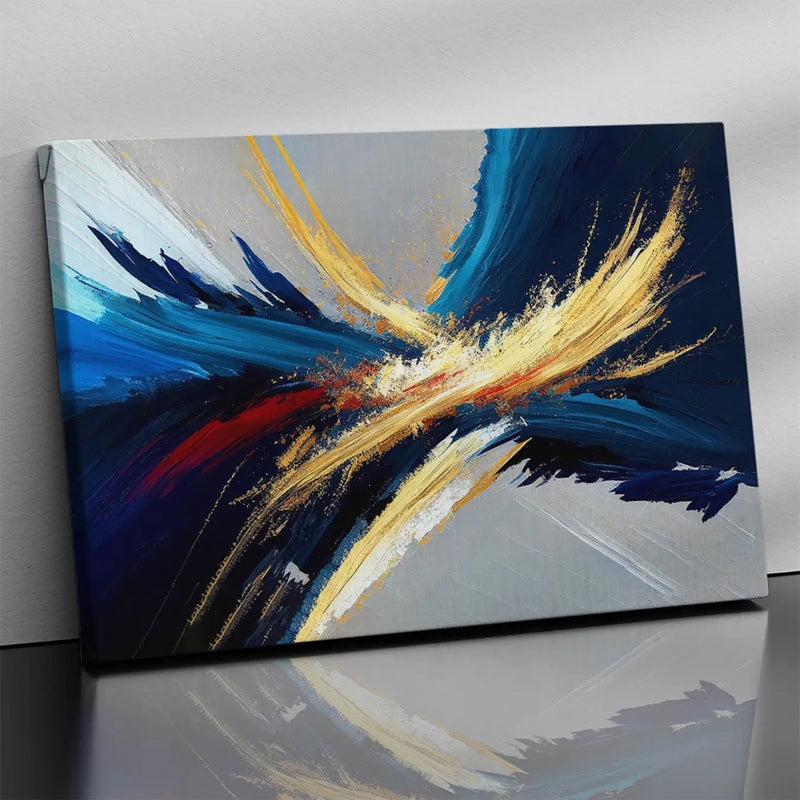Vibrant Color Splash Art Canvas Painting for Wall Decor - Abstract Art Canvas for Home-Kotart
