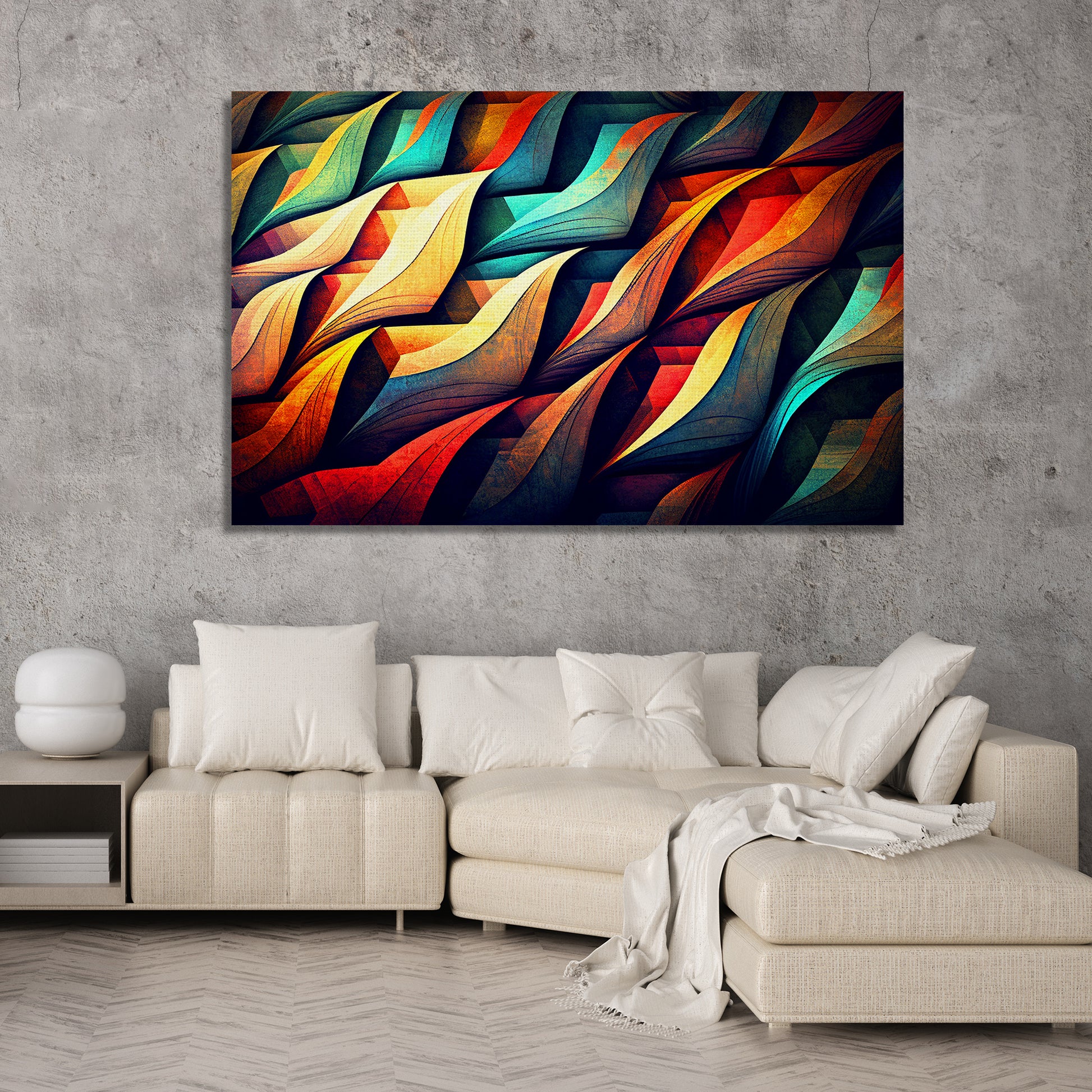 Modern Abstract Art Canvas Painting for Wall Decor-Kotart