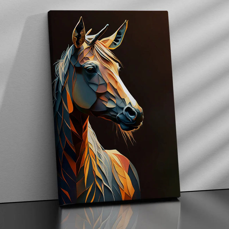 Colorful Horse Canvas Painting for Living Room Bedroom Wall Decor-Kotart