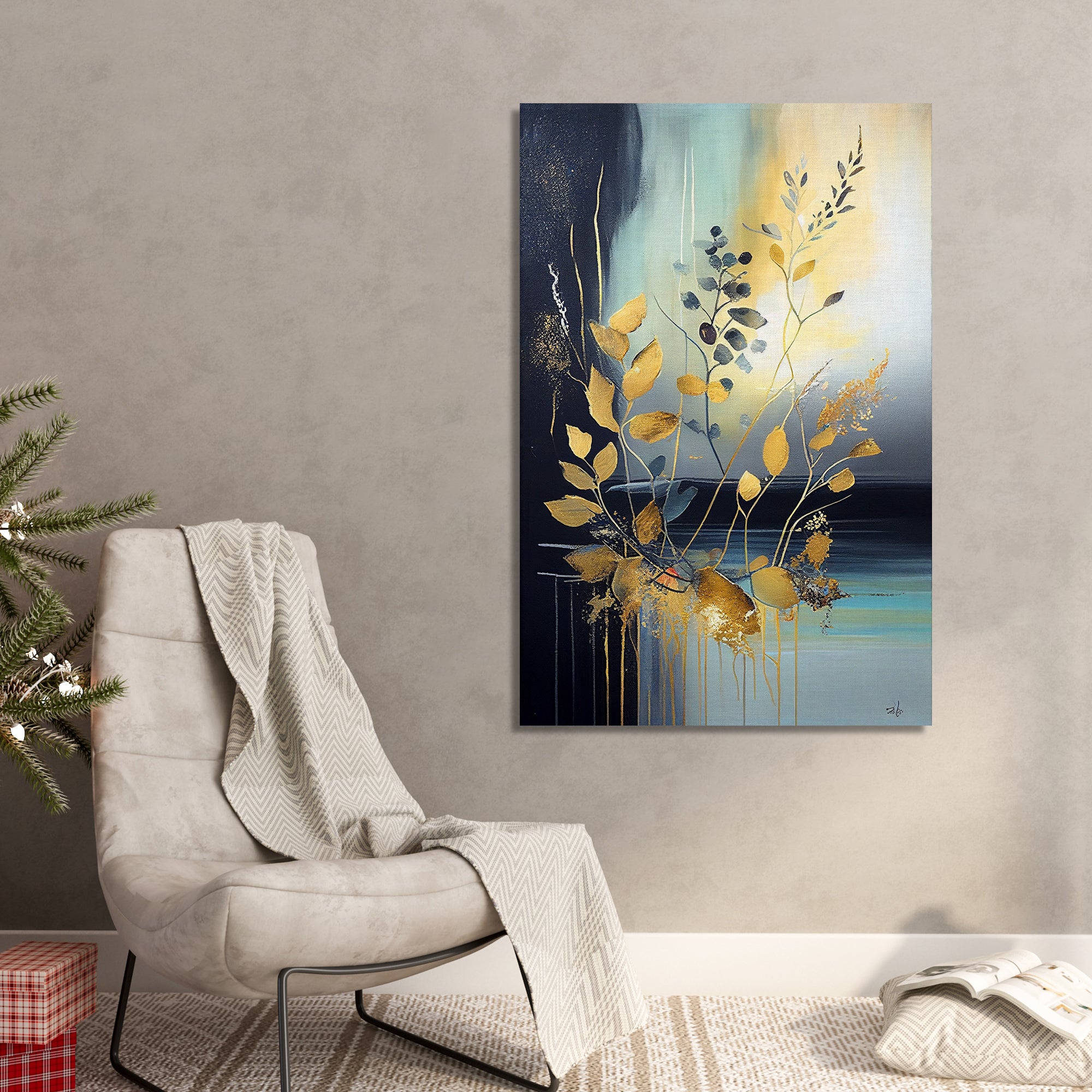 Nature Inspired Modern Art Canvas Painting Abstract Art Canvas Kotart