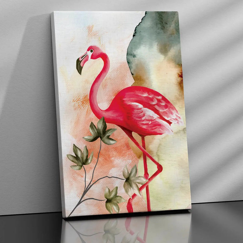 Beautiful Flamingo Canvas Painting for Home Decor - Vibrant Canvas Painting-Kotart