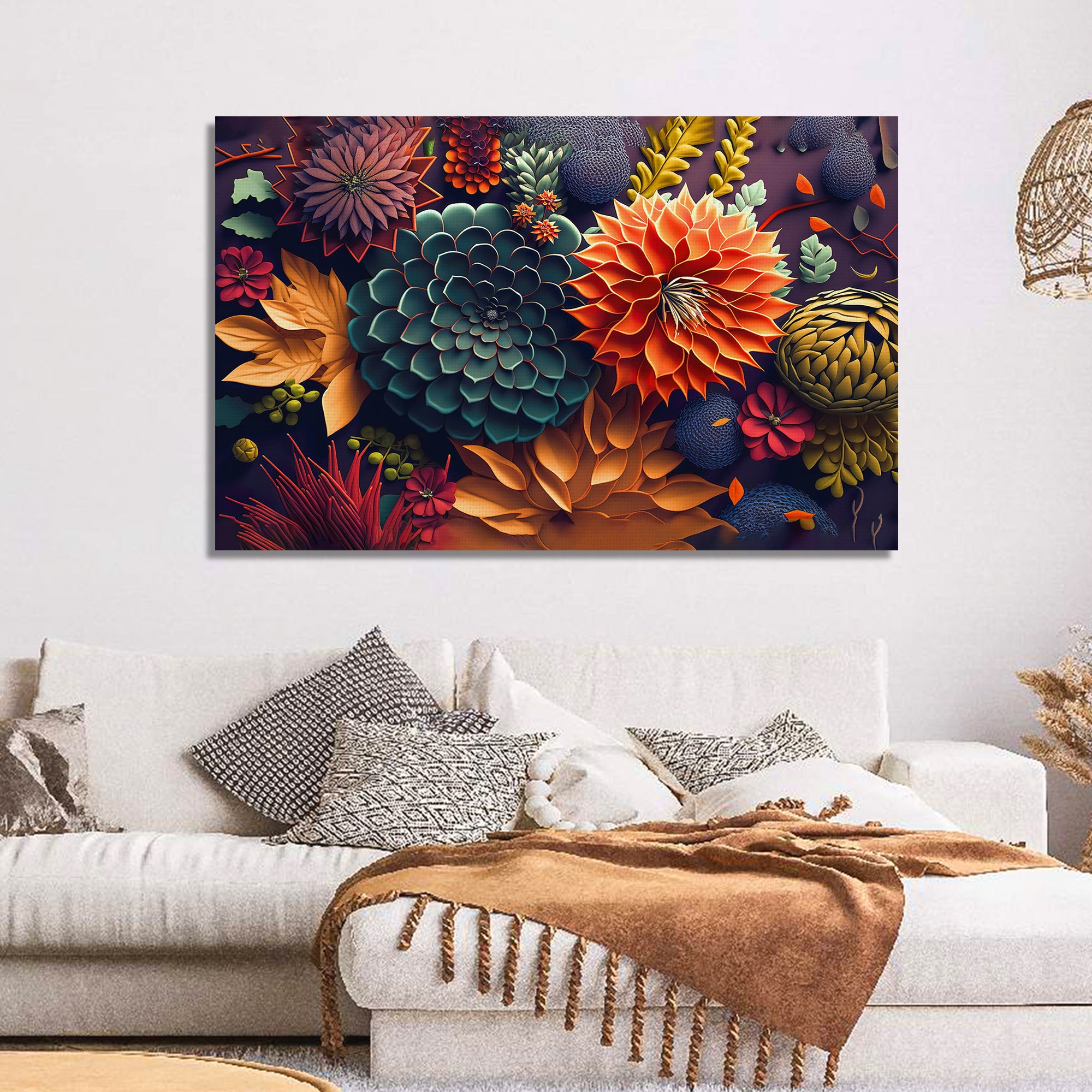 ARTCANVAS Daisy discount Painting Home Decor Canvas Art Print