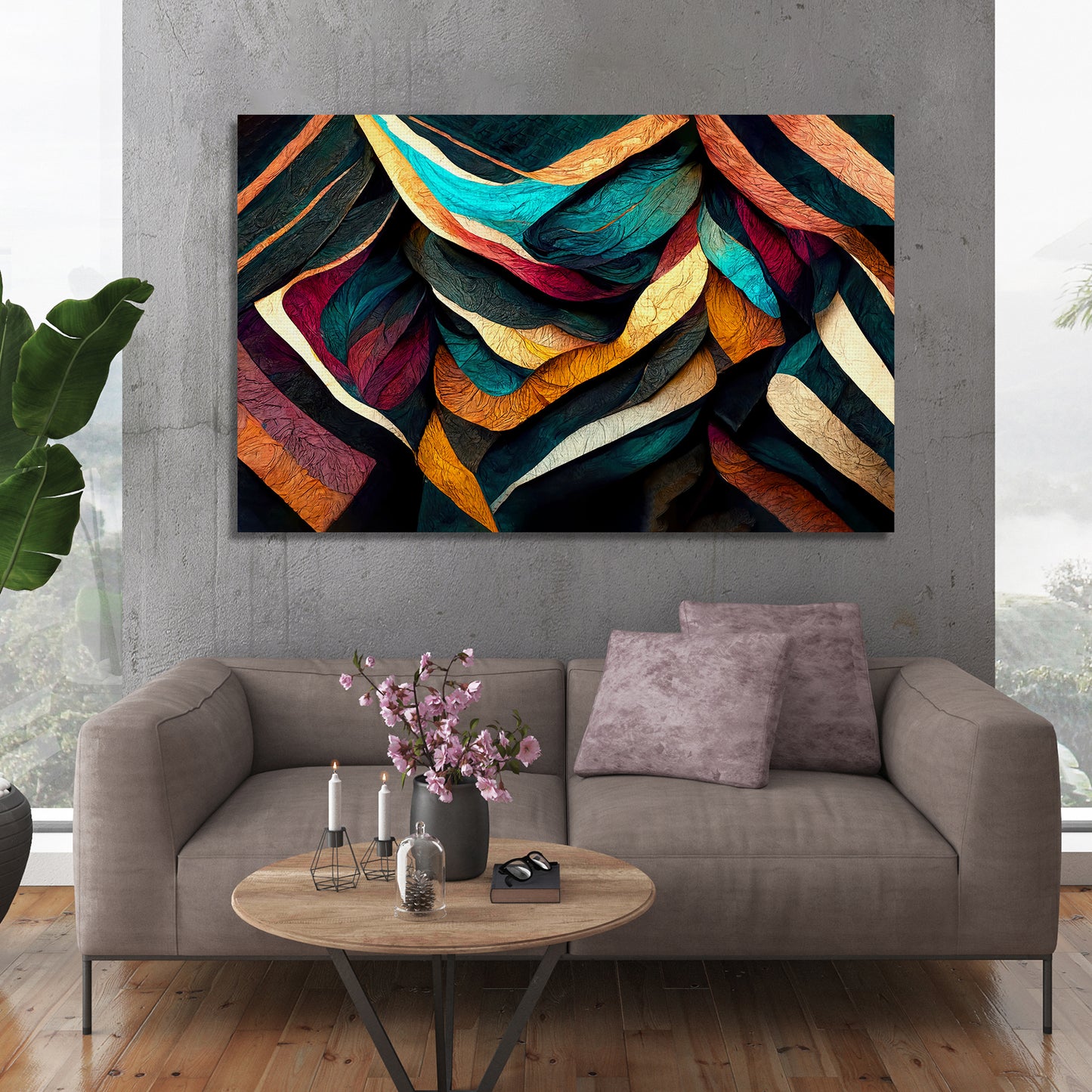 Modern Art Canvas Painting for Home and Office Wall Decor - Abstract Art Canvas Paintings for Living Room Bedroom Decoration-Kotart