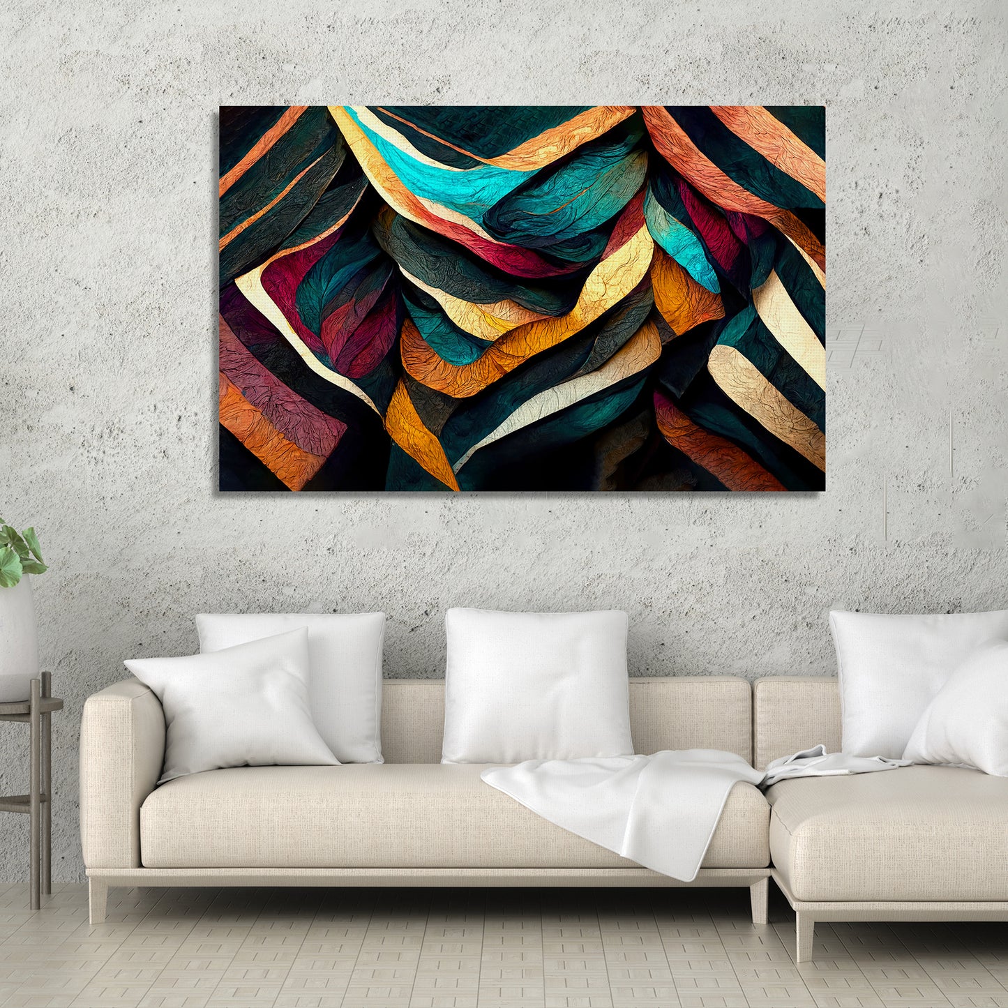 Modern Art Canvas Painting for Home and Office Wall Decor - Abstract Art Canvas Paintings for Living Room Bedroom Decoration-Kotart