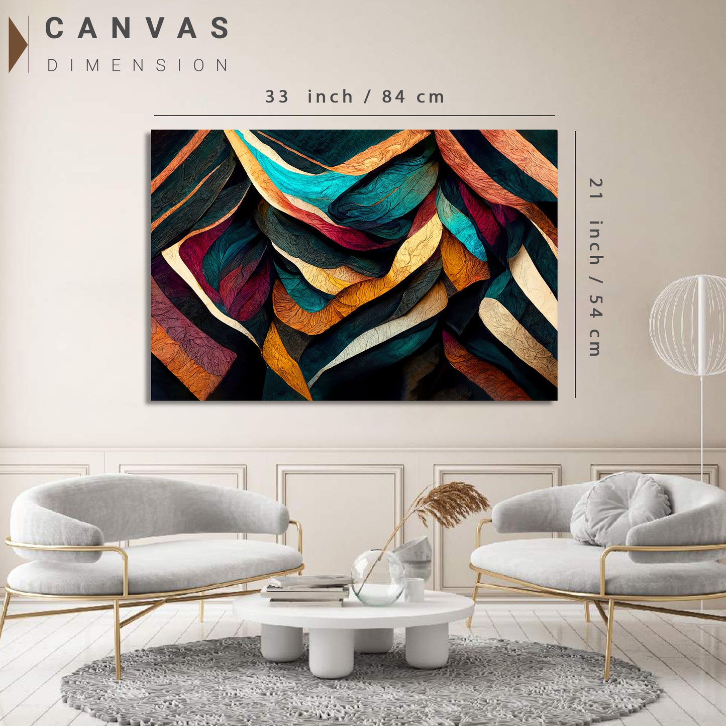 Modern Art Canvas Painting for Home and Office Wall Decor - Abstract Art Canvas Paintings for Living Room Bedroom Decoration-Kotart