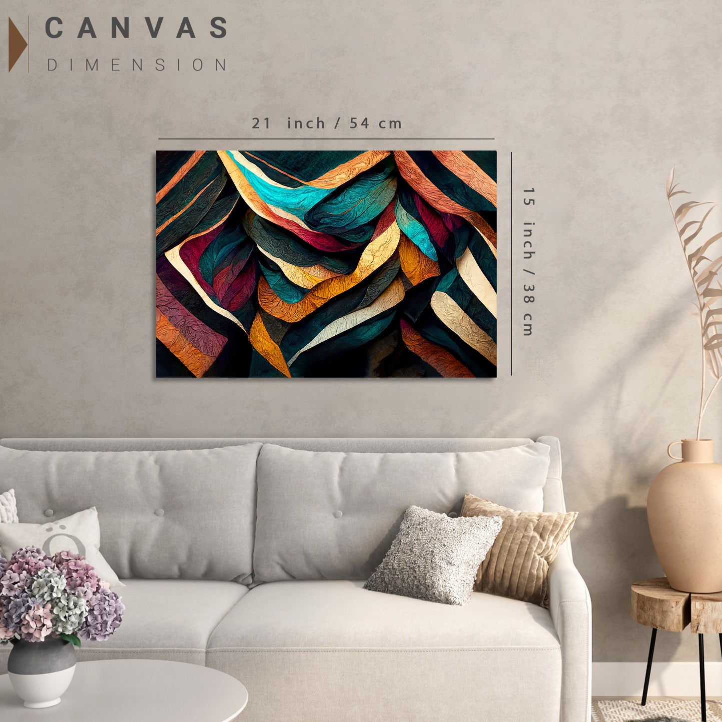 Modern Art Canvas Painting for Home and Office Wall Decor - Abstract Art Canvas Paintings for Living Room Bedroom Decoration-Kotart