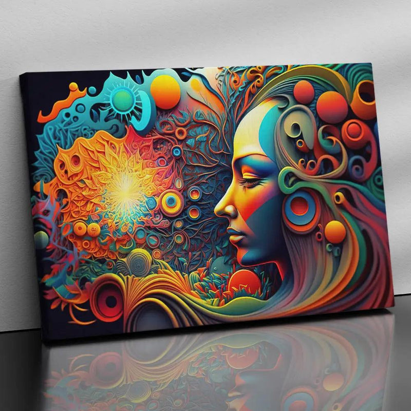 Modern Art Vibrant Canvas Painting for Home and Office Wall Decor - Abstract Art Canvas Paintings for Living Room Bedroom Decoration-Kotart