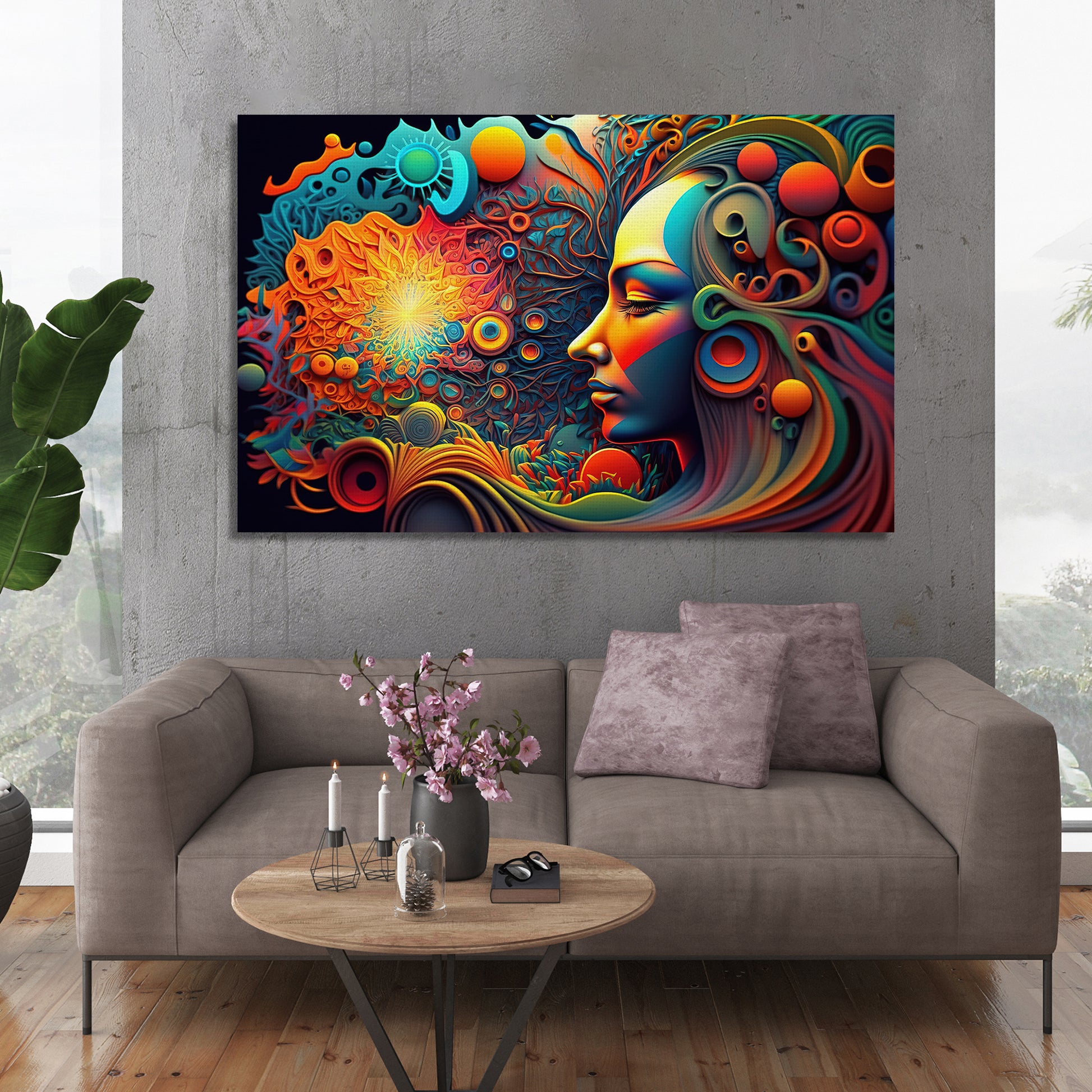 Modern Abstract Art Canvas Paintings for Home and Office Wall Decor - -  Kotart
