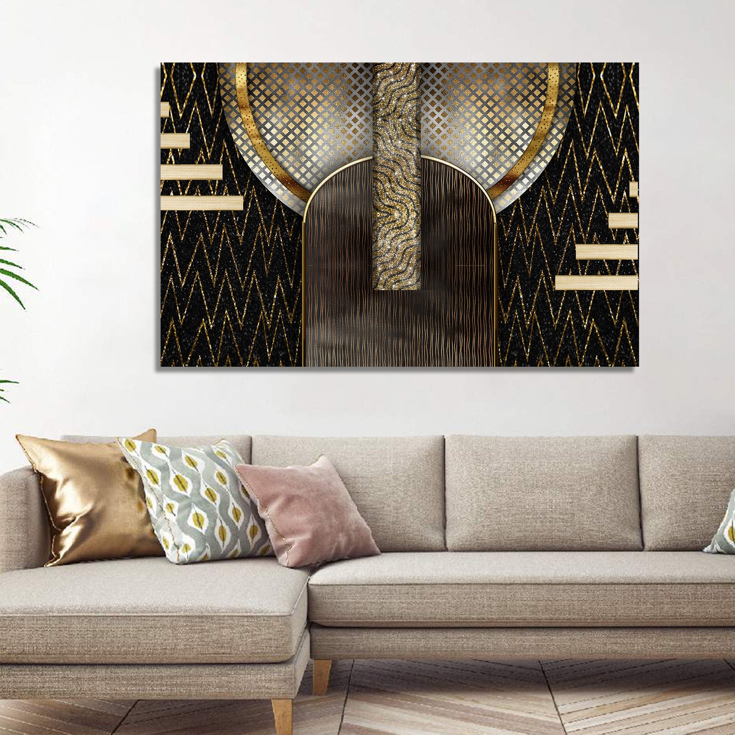 Modern Abstract Art Painting for Living Room Wall Decor-Kotart