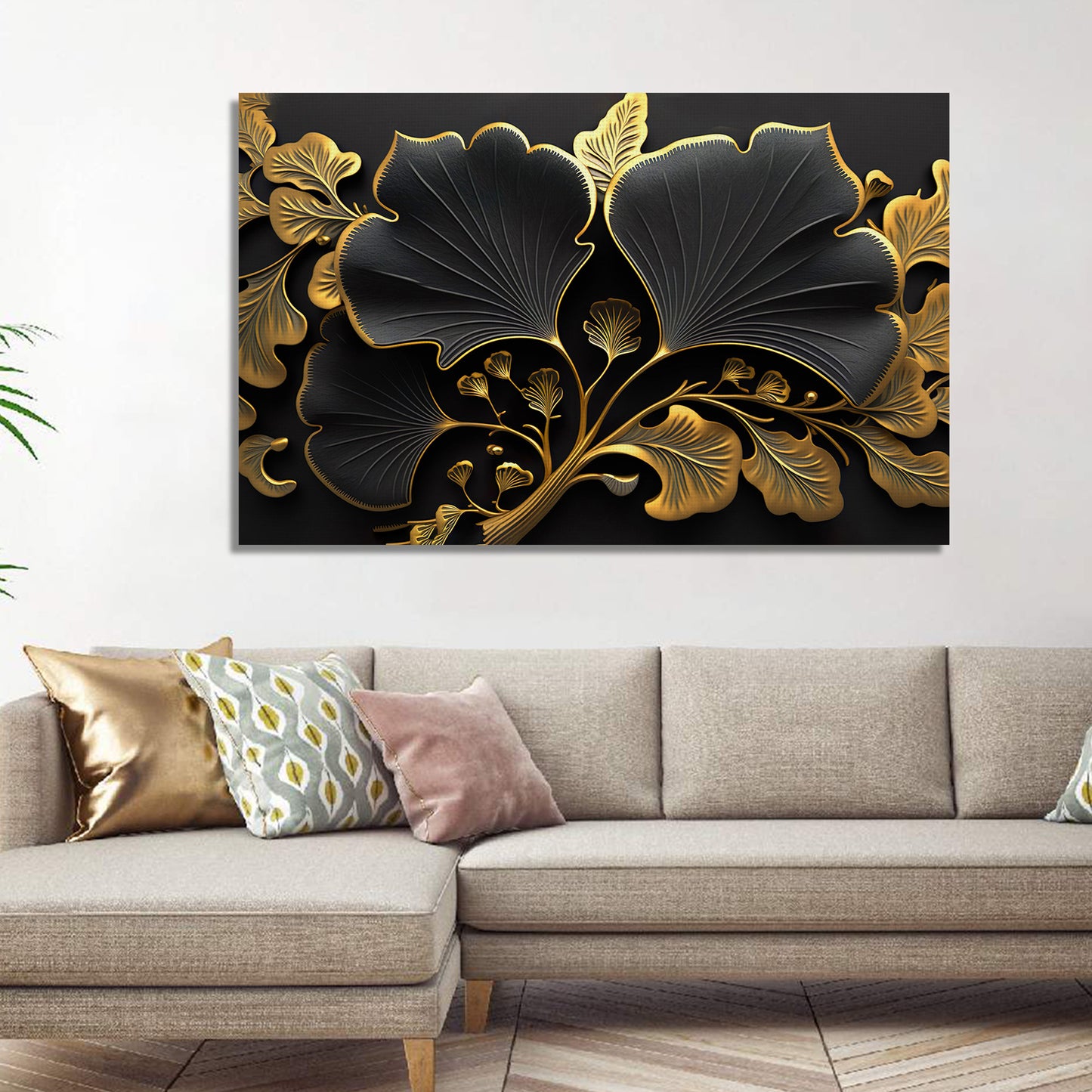 Contemporary Bedroom Wall Art: Modern Abstract Canvas Paintings-Kotart