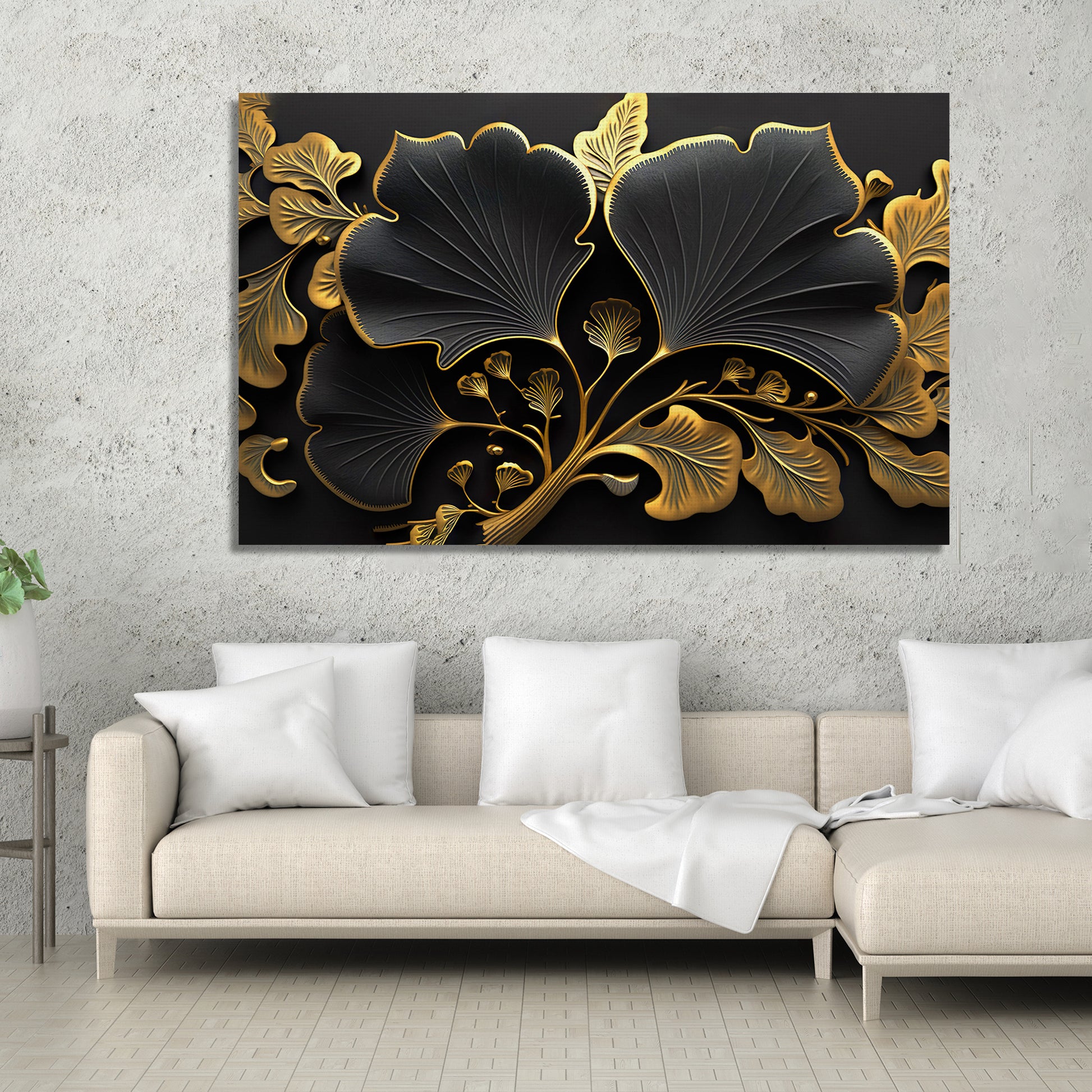 Contemporary Bedroom Wall Art: Modern Abstract Canvas Paintings-Kotart