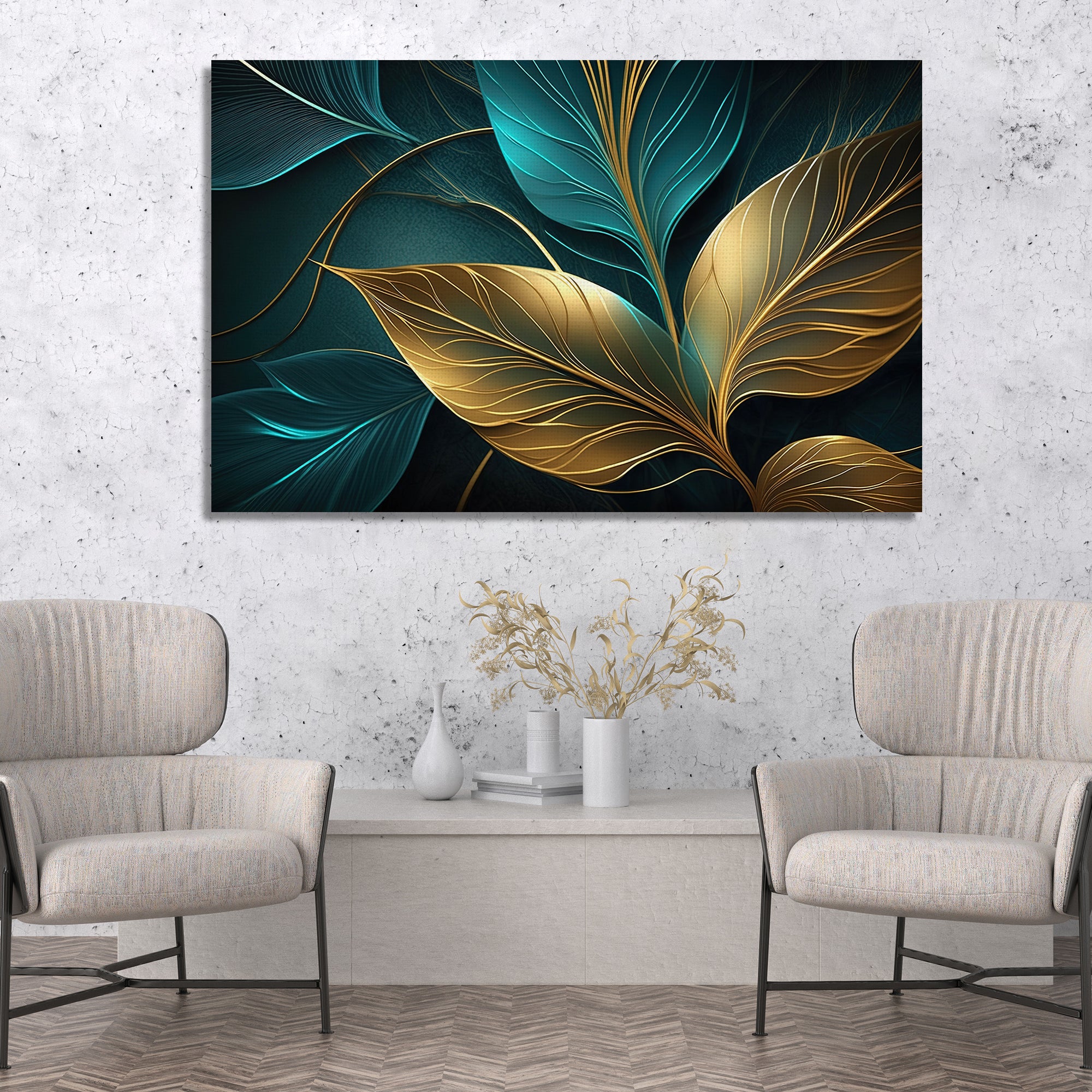 Living room deals canvas